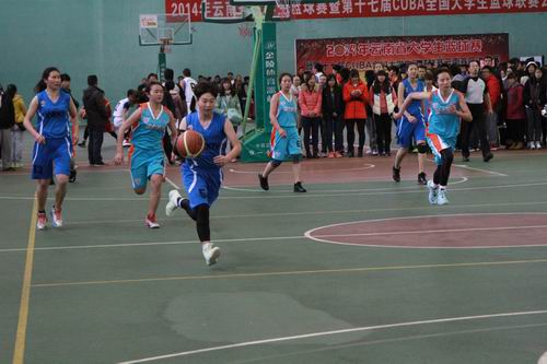 2014年云南省大学生篮球赛暨第十七届CUBA全国大学生篮球联赛云南赛区选拔赛火热开赛
